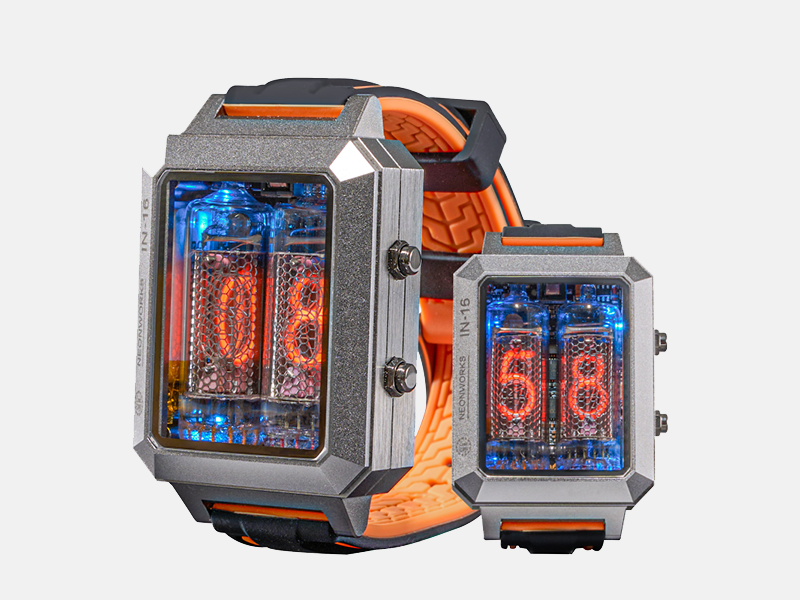 NEONWORKS TANZANITE NIXIE WATCH